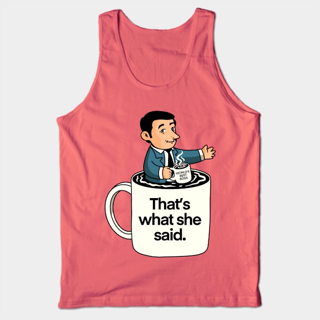 Worlds best boss Tank Top by ppmid